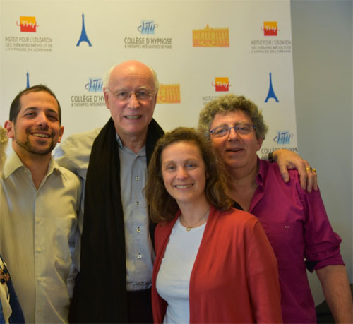 Philippe AIM, Laurent GROSS, Laurence ADJADJ avec Jacques Antoine MALAREWICZ Psychiatre et Hypnothérapeute